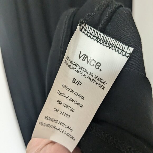 BNWT Vince Racerback Maxi Dress with Shelf Bra Black Size Small - Picture 6 of 7